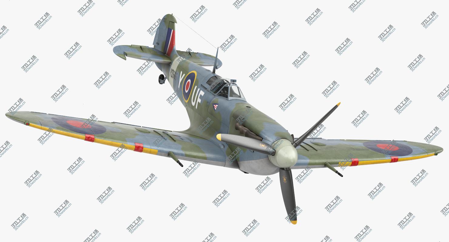 images/goods_img/2021040164/British WWII Fighter Aircraft Supermarine Spitfire Rigged/2.jpg